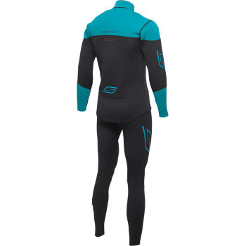 SLIPPERY Breaker Wetsuit - Black/Aqua - XL 3201-0291