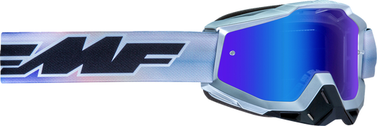 Gafas FMF PowerBomb - Afterburn - Azul/Púrpura/Gris - Espejo azul F-50037-00012 2601-3308 