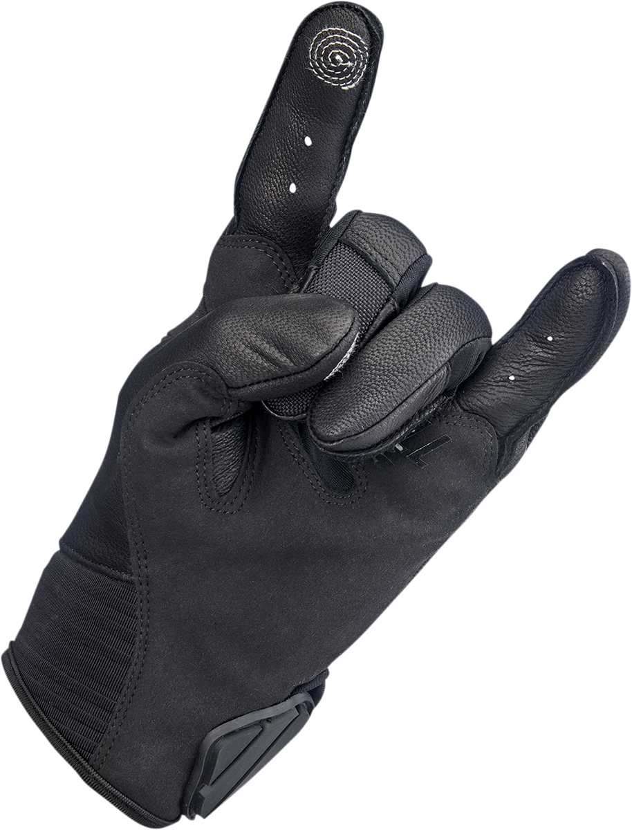 BILTWELL Bridgeport Gloves - Black Out - Medium 1509-0101-303