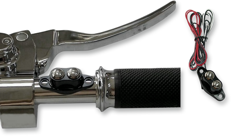 Interruptores DRAG SPECIALTIES - Botón doble - Negro 370492