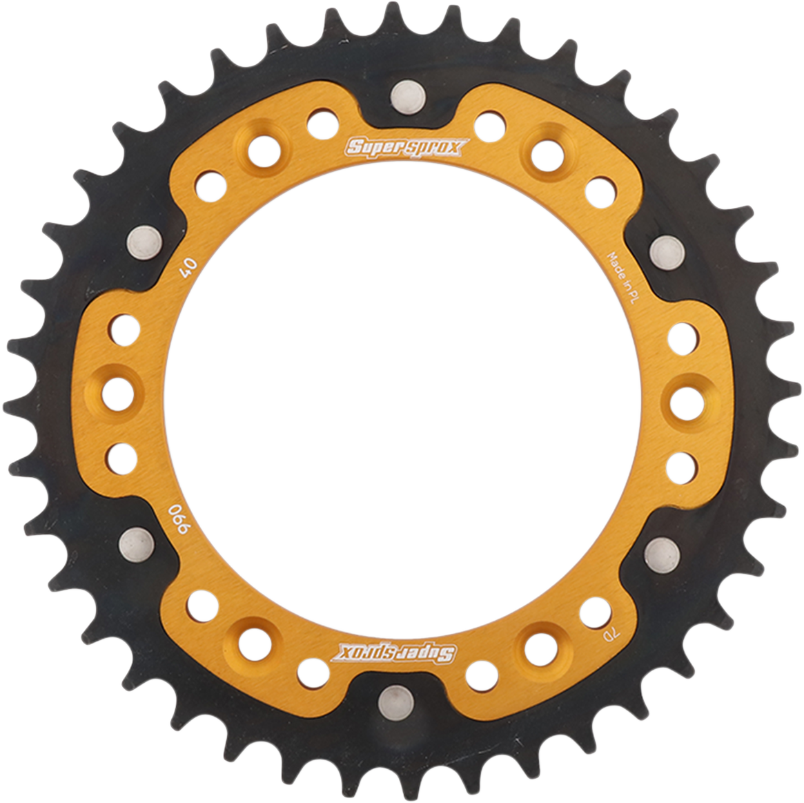 SUPERSPROX Stealth Rear Sprocket - 40 Tooth - Gold - Husaberg/Husqvarna/KTM RST-990-40-GLD