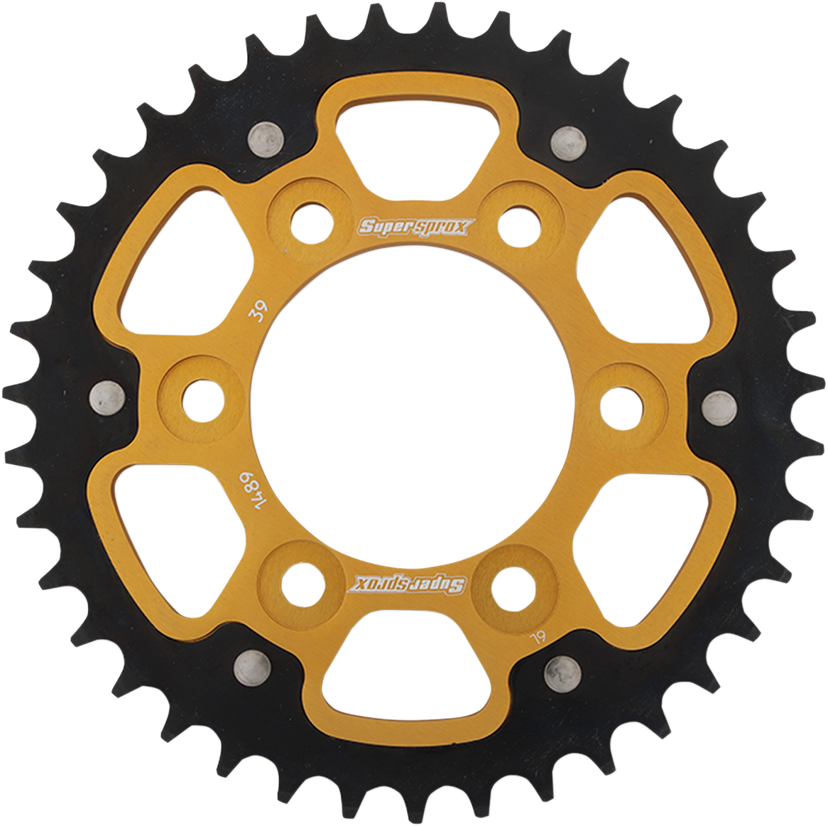 SUPERSPROX Stealth Rear Sprocket - 39 Tooth - Gold - Kawasaki RST-1489-39-GLD