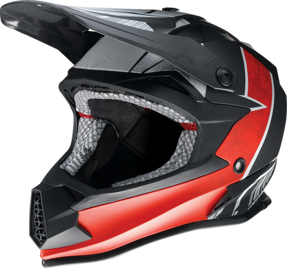 Z1R Youth F.I. Helmet - Fractal - MIPS - Matte Black/Red - Small 0111-1517