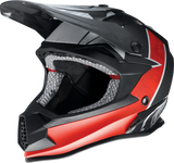 Z1R Youth F.I. Helmet - Fractal - MIPS - Matte Black/Red - Medium 0111-1518