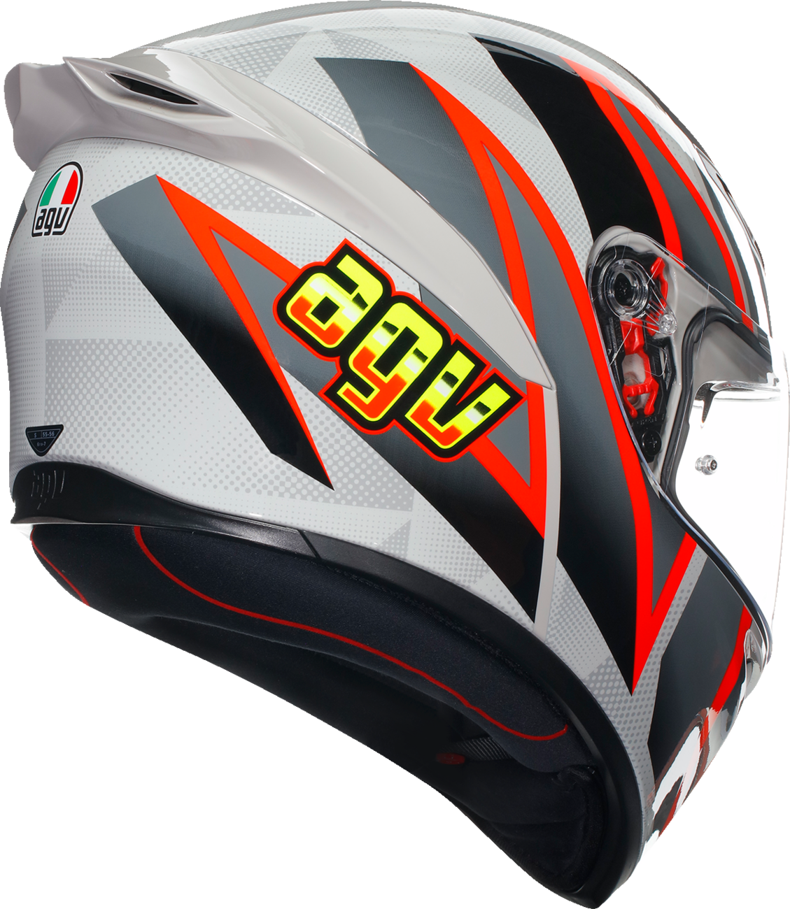 Casco AGV K1 S - Blipper - Gris/Rojo - Pequeño 2118394003030S 