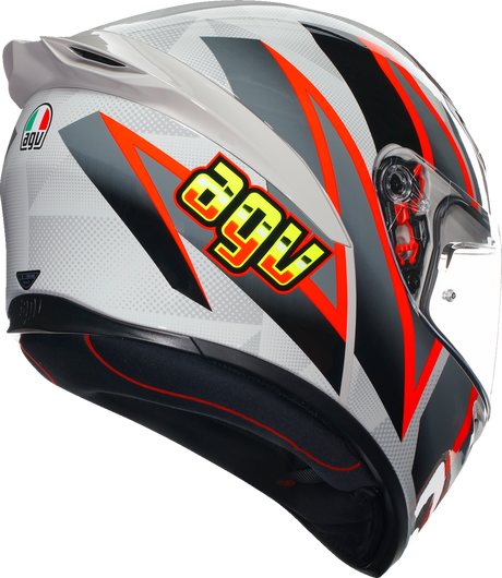 AGV K1 S Helmet - Blipper - Gray/Red - 2XL 21183940030302X