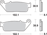 SBS HS Brake Pads - 627HS 627HS