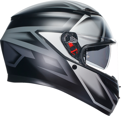 AGV K3 Helmet - Compound - Matte Black/Gray - Small 2118381004008S