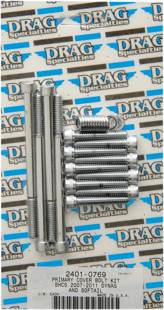 DRAG SPECIALTIES Knurled Motor Bolt Kit - Softail MK672