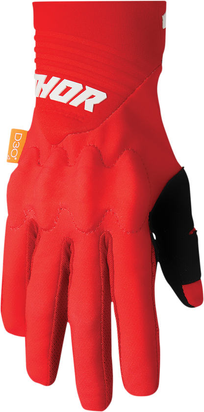 THOR Rebound Gloves - Red/White - Large 3330-6725