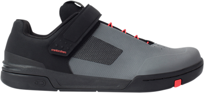 CRANKBROTHERS Stamp Speedlace Shoes - Gray/Red - US 6.5 STS07030A-6.5