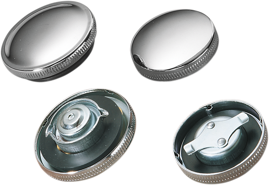 DRAG SPECIALTIES Gas Cap - Non-Vented - Chrome 03-0027-BC222