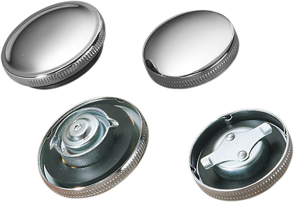 DRAG SPECIALTIES Gas Cap - Vented - Chrome 03-0026-BC222