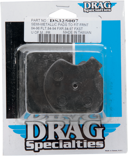 DRAG SPECIALTIES Organic Brake Pads - Harley-Davidson 160912SCP-BC114