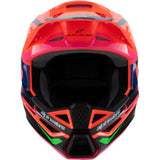 ALPINESTARS Youth SM3 Helmet - Deegan - Gloss Orange Fluo/Purple/Pink Fluo - Large  8301425-433-YL