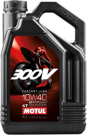 MOTUL 300V Synthetic Ester Oil - 10W-40 - 4L 104121
