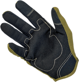 BILTWELL Moto Gloves - Olive/Black - Medium 1501-0309-003