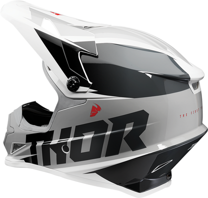 THOR Sector Helmet - Fader - Black/White - XS 0110-6773