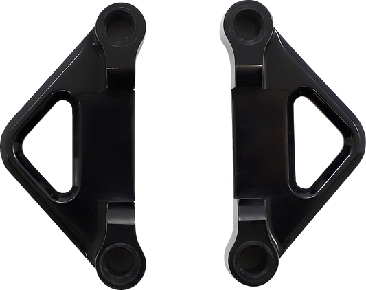 ACCUTRONIX Hot Legs/Bagger Legs Fender Spacers - Black - 1.25" Spacer - For 5.5" Width Fender TFS41-EMF125B