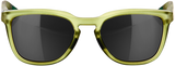 100% Hudson Sunglasses - Olive - Black Mirror 61028-296-61