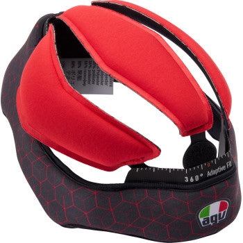 Botín AGV Pista GP RR - Negro/Rojo - 2XL 20KIT603030012X