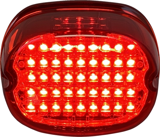 CUSTOM DYNAMICS Taillight - No Window - Red CD-TL-NW-R