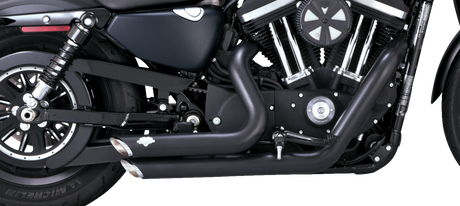 Sistema de escape escalonado Shortshots VANCE &amp; HINES - Negro 47329 