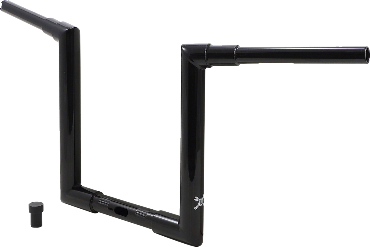BURLY BRAND Handlebar - Jason - 12" - Black B12-6090B