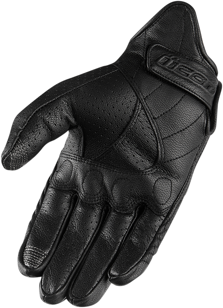 ICON Pursuit Classic™ Perforated Gloves - Black - 2XL 3301-3834