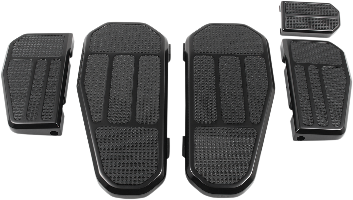 GMA ENGINEERING BY BDL Front/Rear Floorboard Kit - Black GMA-FB-200BK
