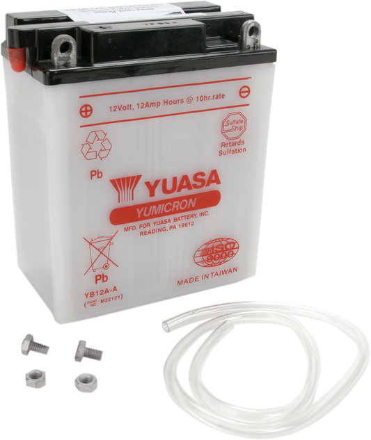 YUASA Battery - YB12A-A YUAM2212Y