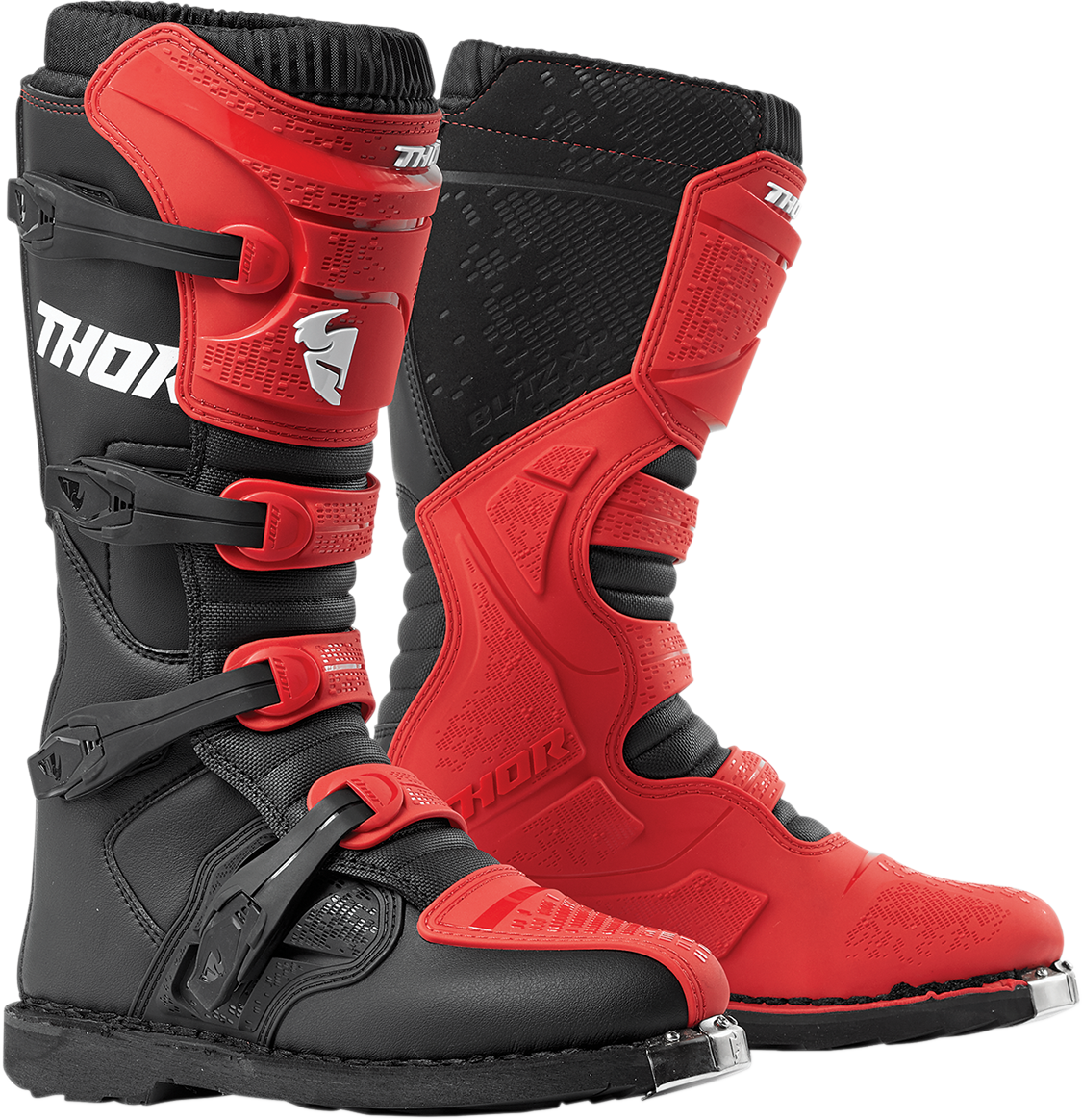 THOR Blitz XP Boots - Red/Black - Size 15 3410-2190