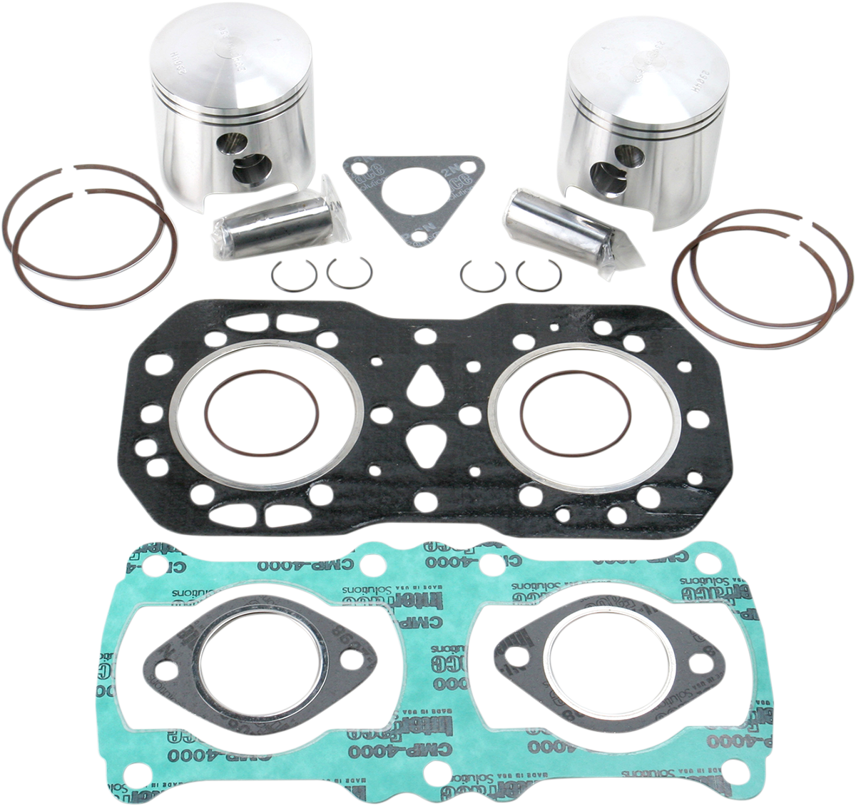 WISECO Piston Kit - Polaris - Liquid Cooled High-Performance SK1065