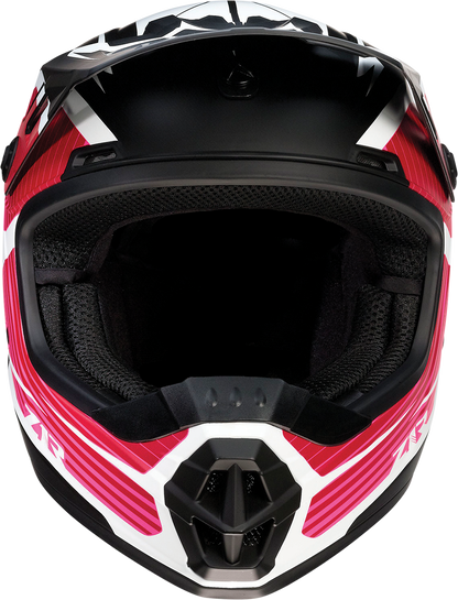 Z1R Youth Rise Helmet - Flame - Pink - Medium 0111-1452