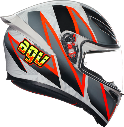 Casco AGV K1 S - Blipper - Gris/Rojo - Pequeño 2118394003030S 