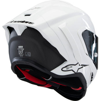 IN STOCK  ALPINESTARS Supertech R10 Helmet - Solid - Gloss White - Small 8200124-2170-S