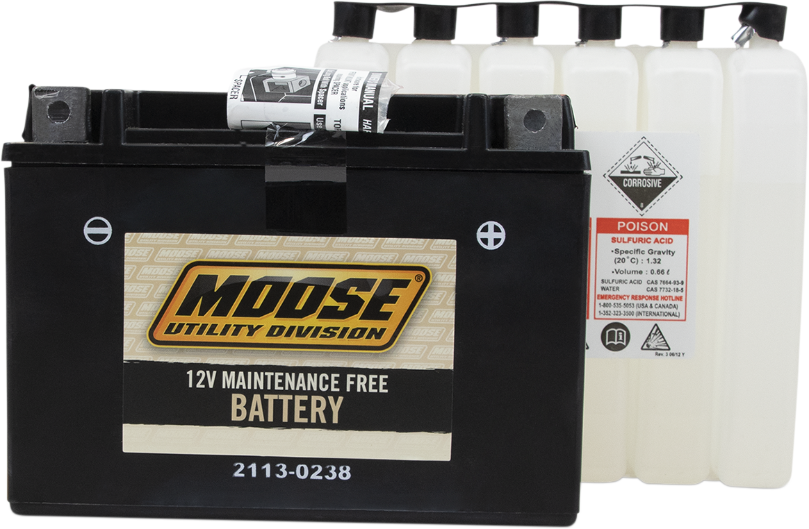 MOOSE UTILITY AGM Battery - YTX15L-BS 2113-0238