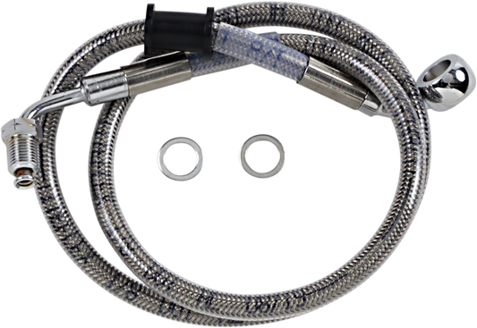 DRAG SPECIALTIES Brake Line - +6" - Stainless Steel - '18-'21 Softail 618604-6