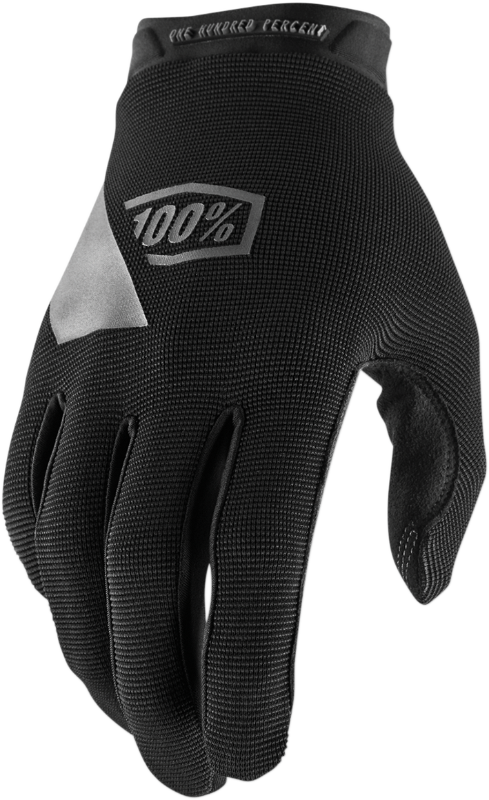 100% Ridecamp Gloves - Black/Charcoal - XL 10011-00008