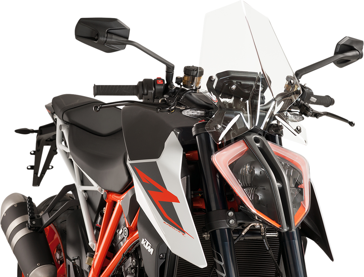 PUIG HI-TECH PARTS New Generation Windscreen - Clear - KTM 9692W