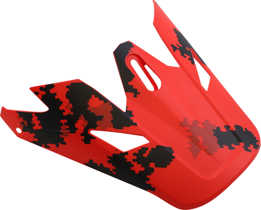 Z1R Rise Visor Kit - Digi Camo - Red 0132-1480