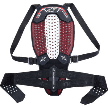 ALPINESTARS Nucleon Plasma Back Protector - Black/White/Red - Medium 6504325-123-M