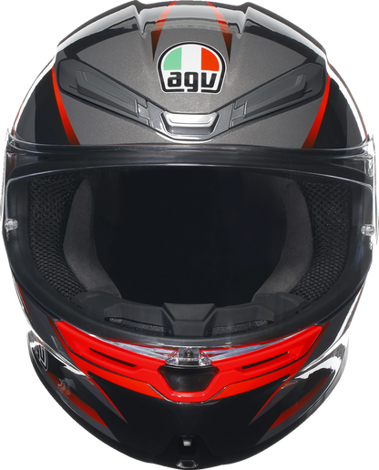 Casco AGV K6 S - Slashcut - Negro/Gris/Rojo - XL 2118395002014XL 