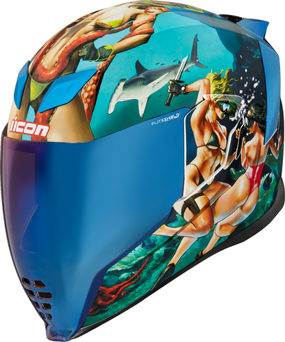 ICON Airflite™ Helmet - Pleasuredome4 - Blue - XS 0101-15000