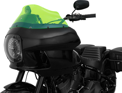 KLOCK WERKS Kolor Flare™ Windshield - 9" - Green Ice - FXRP KWW-02-0610