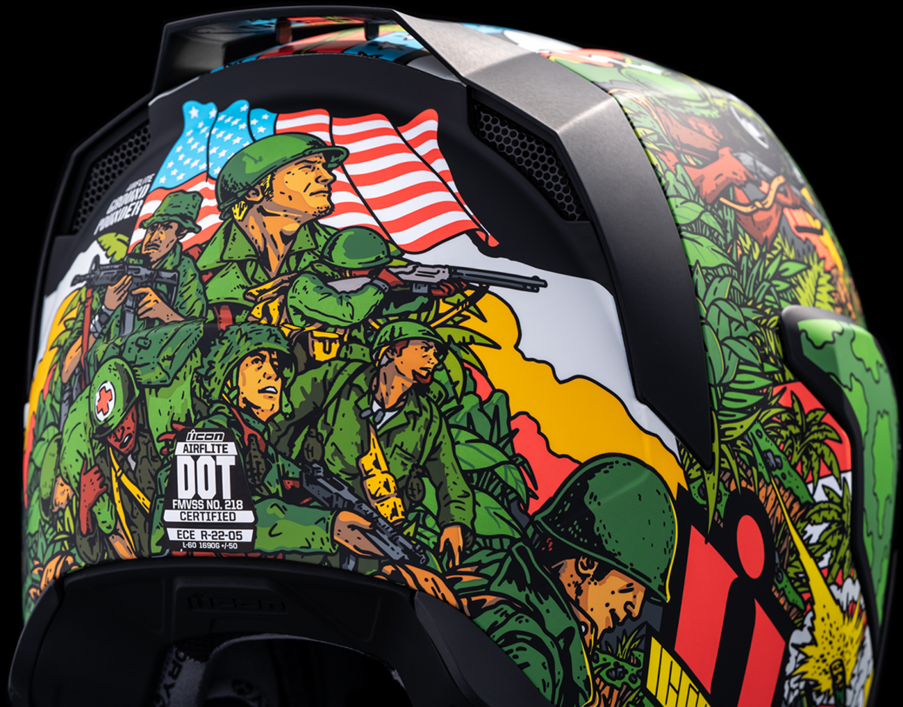 ICON Airflite™ Helmet - GP23 - Green - Large 0101-15060