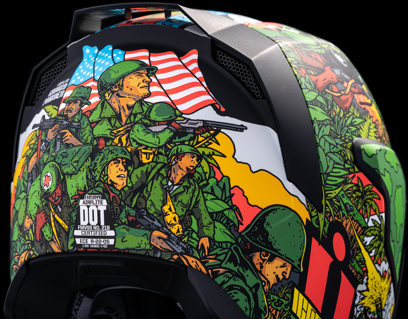 ICON Airflite™ Helmet - GP23 - Green - Small 0101-15058