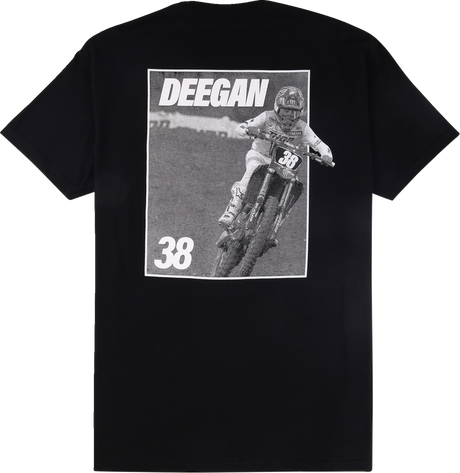 Deegan Apparel MX2 T-Shirt - Black - Medium DMTSS3026BLKM