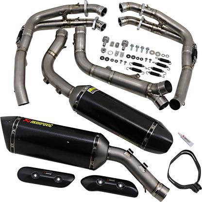 AKRAPOVIC Evolution Exhaust - Carbon Fiber - YZF-R1 2009-2014 S-Y10RFT10-ZC/2 1810-1792