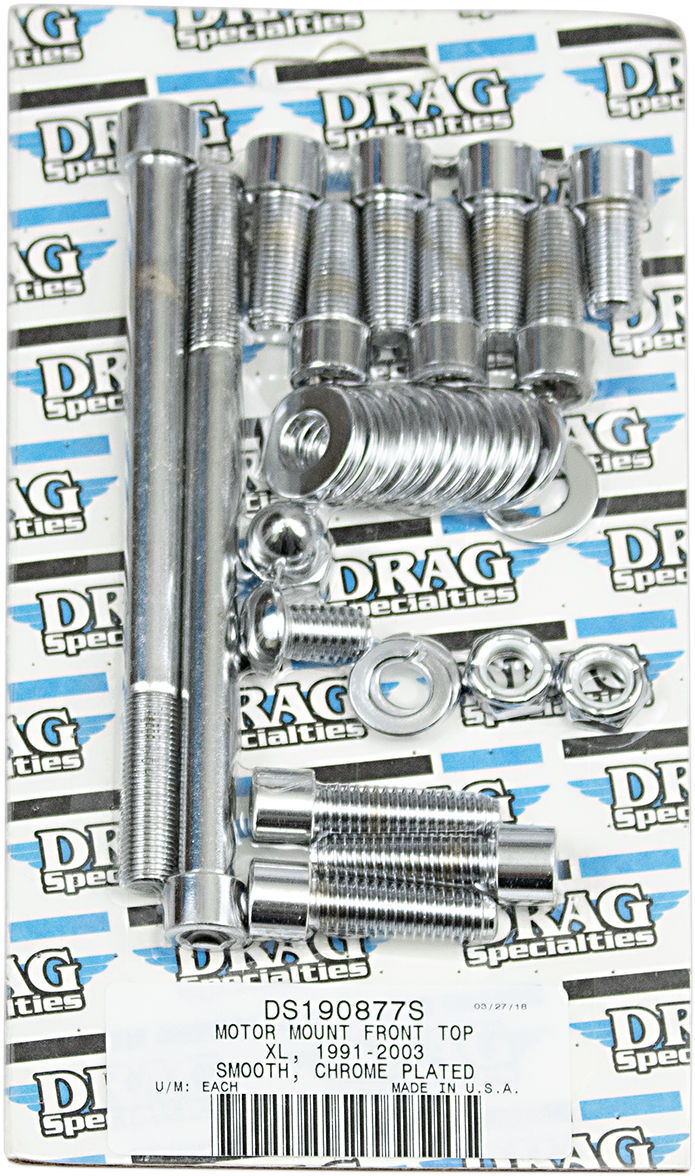 DRAG SPECIALTIES Smooth Motor Mount Bolt Set - XL MK264S